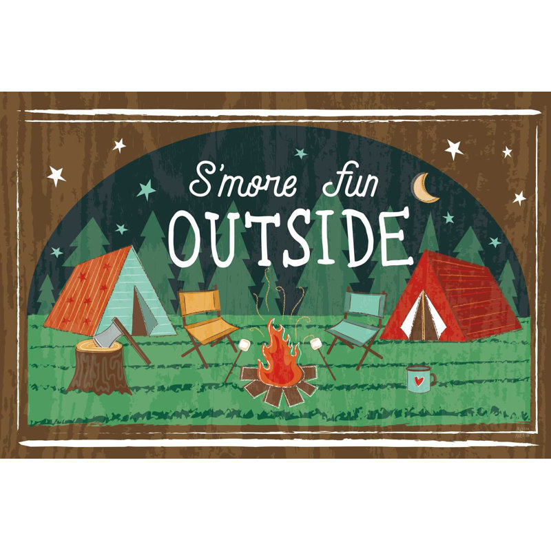 Comfy Camping VII, H 32 po x l 48 po x P 1,25 po
