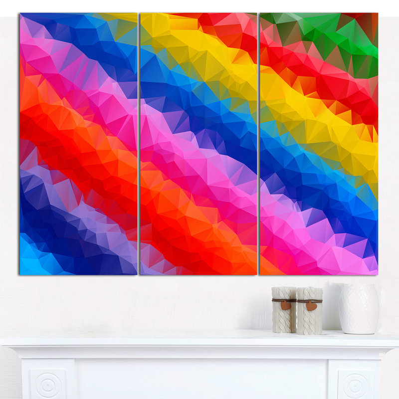 « multicolore », reproduction d’art sur toile, impression sur toile