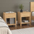 Table de chevet avec tiroir Alberta - ensemble de 2, meubles de rangement pour chambre à coucher