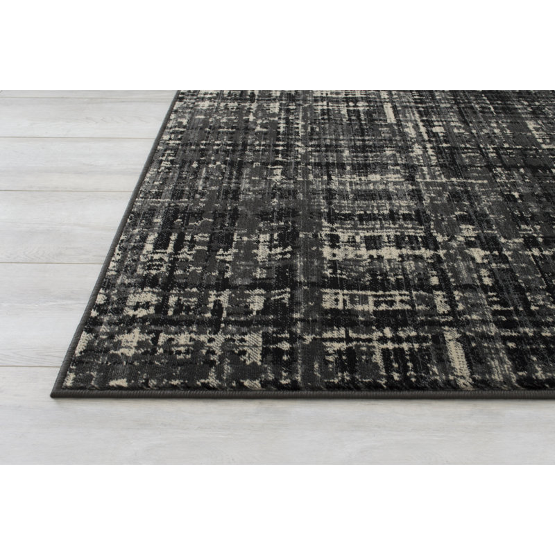 Tapis noir Tadley, Rectangle 5 pi x 7 pi
