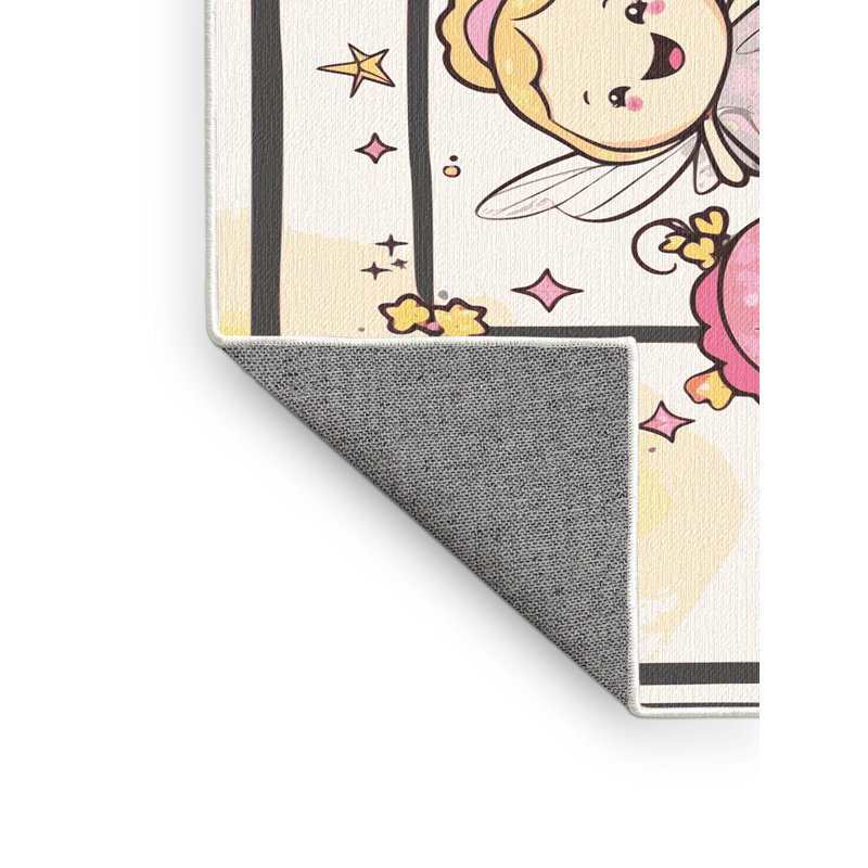 Tapis fantaisie East Urban Home, Rectangulaire 2 pi x 3 pi