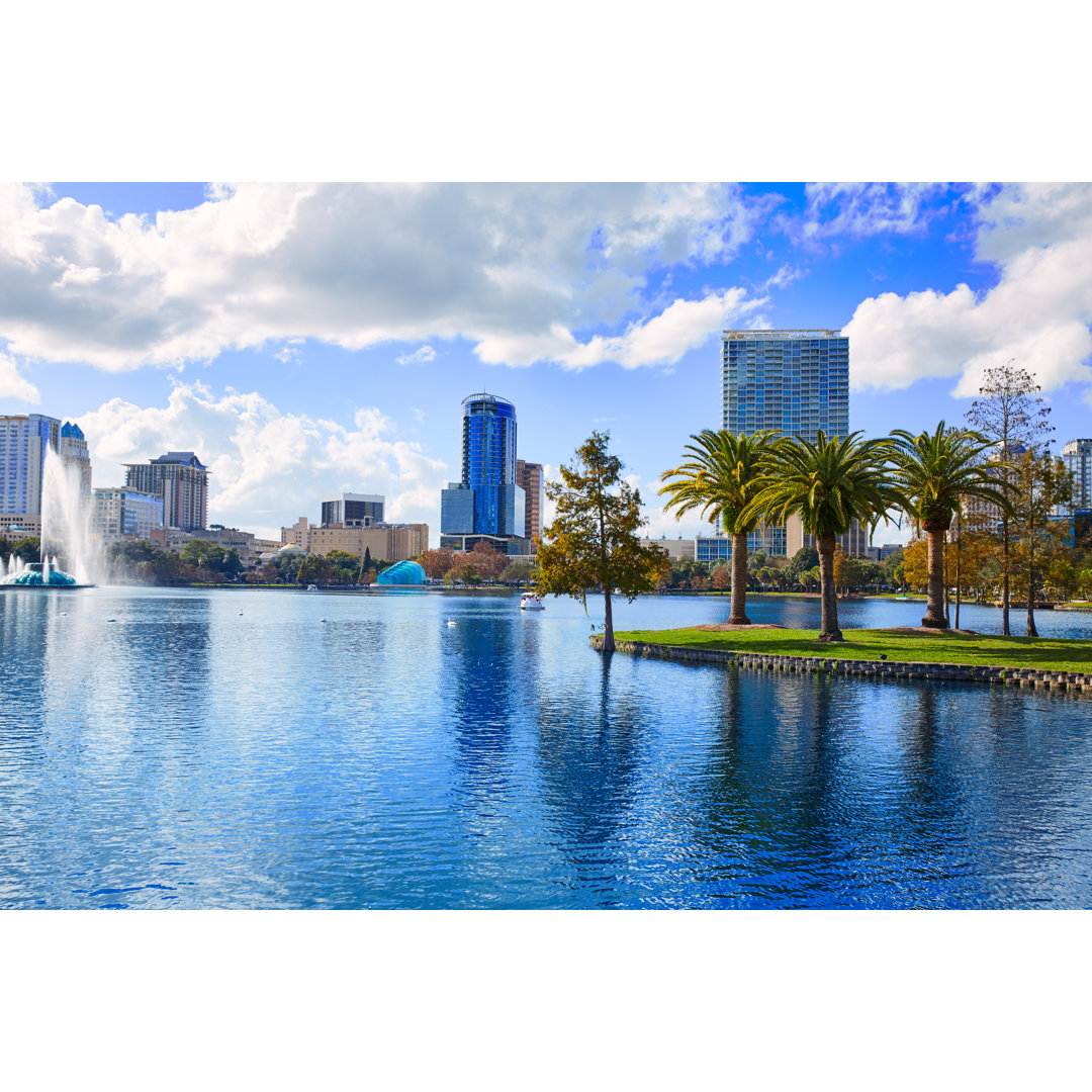 Orlando Skyline In Florida von Lunamarina - Leinwanddrucke auf Leinwand