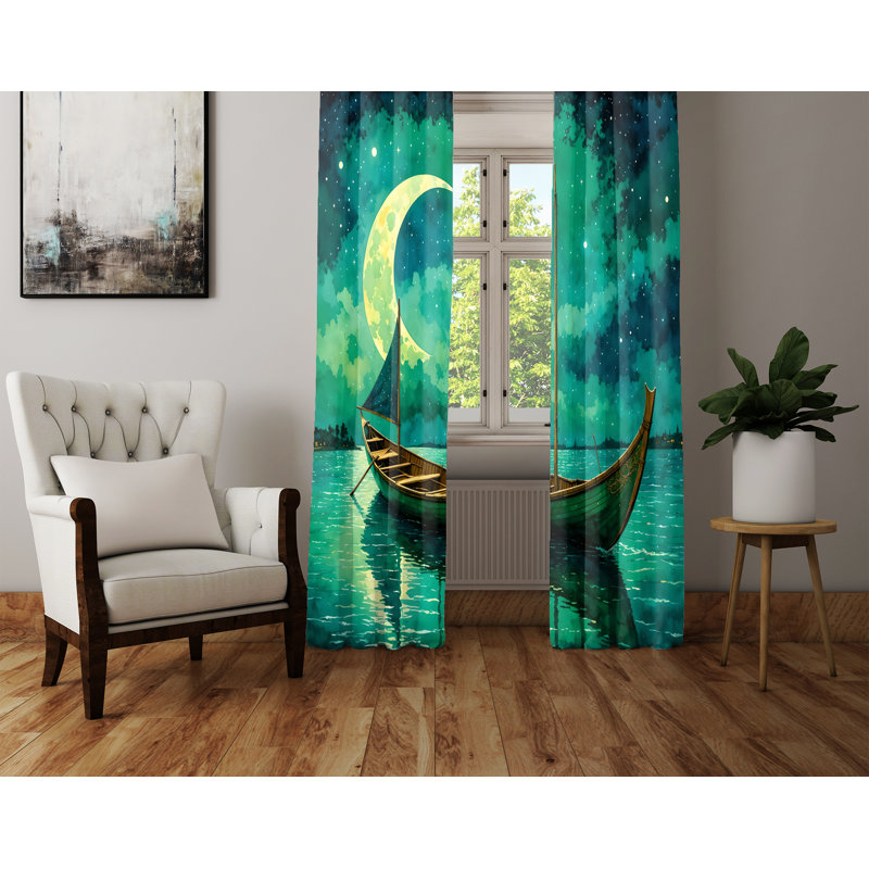 Window Curtains, 40" W x 61" L