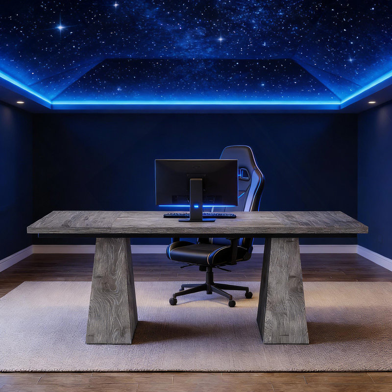 Bureau, postes de travail d'ordinateur, bureau de direction