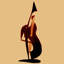 Cellist Sculpture