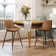 Borna Bar Stools Set of 2, Counter Height Bar Stools