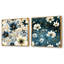 Flavie - Ensemble de 2 collages carrés floraux-101853725-101853728