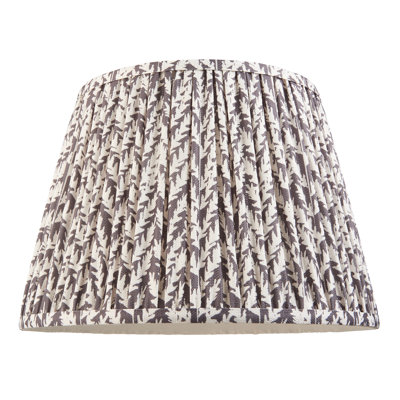 Leaf Lamp Shade finished in Pearl Grey