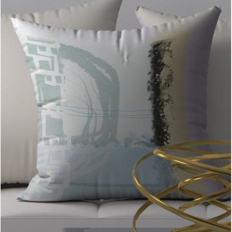 Housse de coussin décorative carrée et insert, 20 po X 20 po
