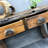 Retro Solid Old Shipwood Hallway Table