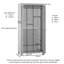 Taounate 2 Door Solid Wood Wardrobe
