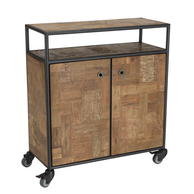 Mcclung 90cm Solid Wood Sideboard
