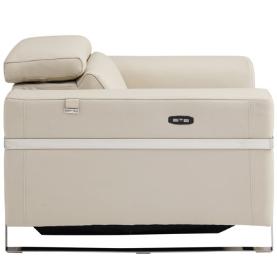 Cuir grainé avec fauteuil inclinable Global United