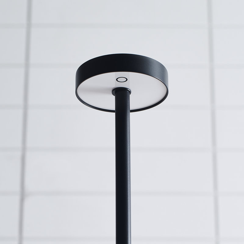 Moneta Medium Rechargeable Floor Lamp, Black