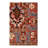 One-of-a-Kind 4'6" X 7' 1950s Area Rug in Beige/Rust