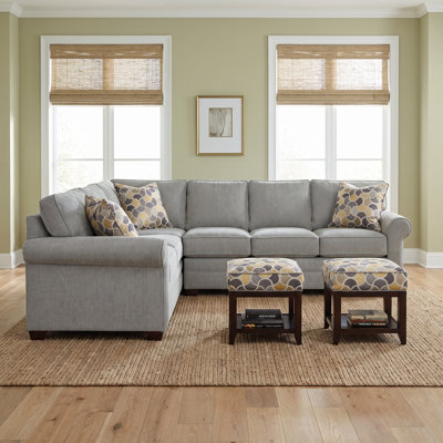 Bedford Two-Piece Bumper Sectional With Sleeper