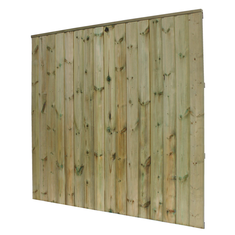 183cm H x 183cm W Natural Wood Fence Panels