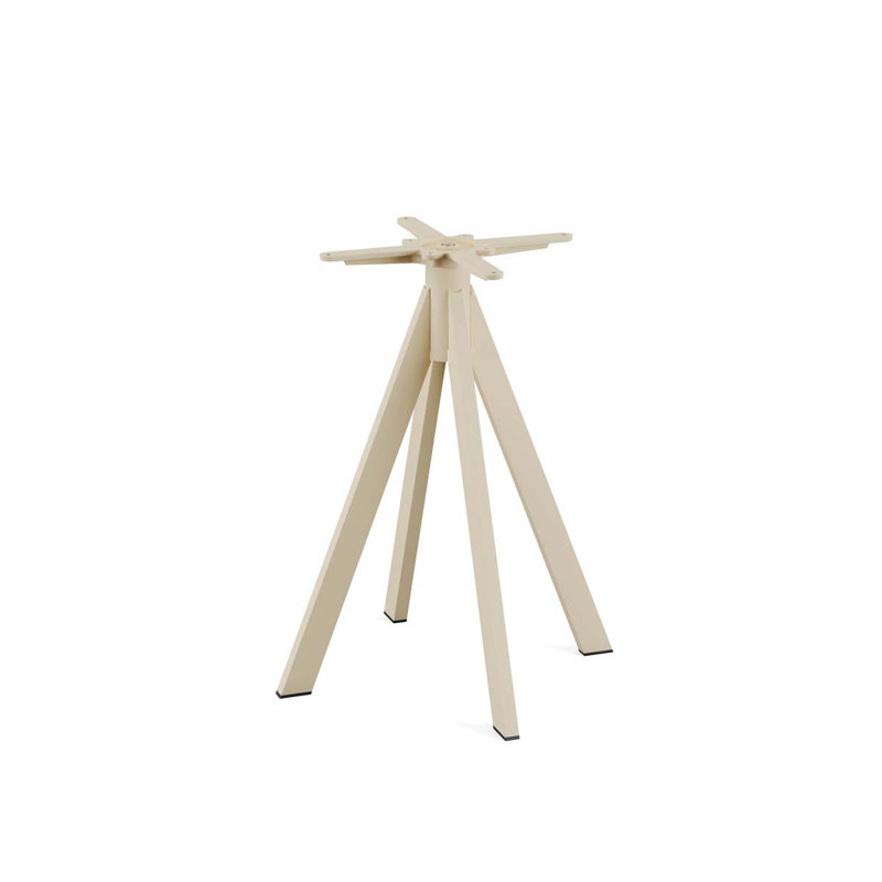 Fernwood Metal Outdoor Bistro Table , 60cm cm W 60cm cm D, Sand, 72cm H x 60cm W x 60cm D