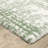 Tierney Distressed Etchings Green/ Ivory Area Rug-1558381097