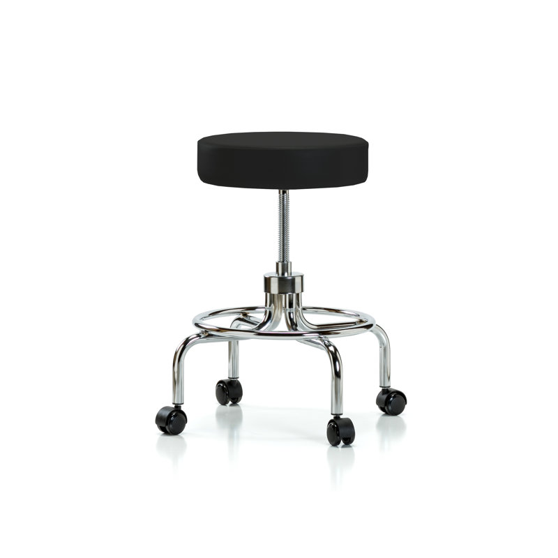 Tabouret réglable en hauteur, Noir