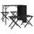 4 - Person Wicker Patio Dining Set with Rectangular Table-2006796964
