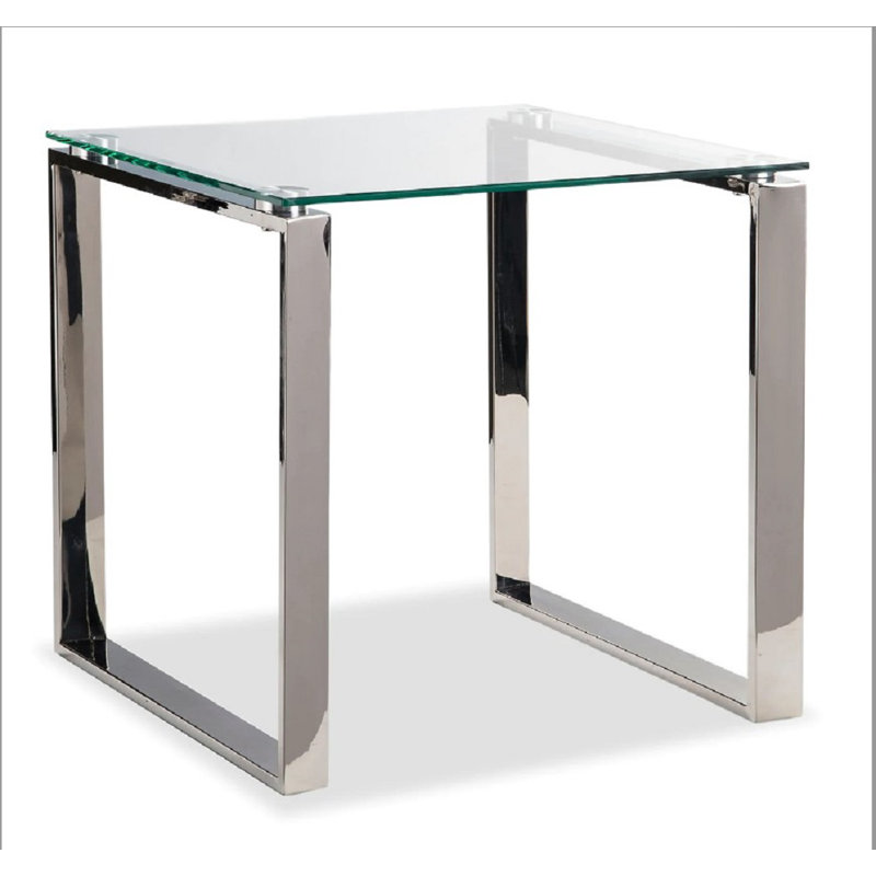 Table de bout en verre Gervin
