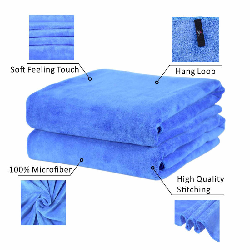 Super Plush Bath Towel, Blue