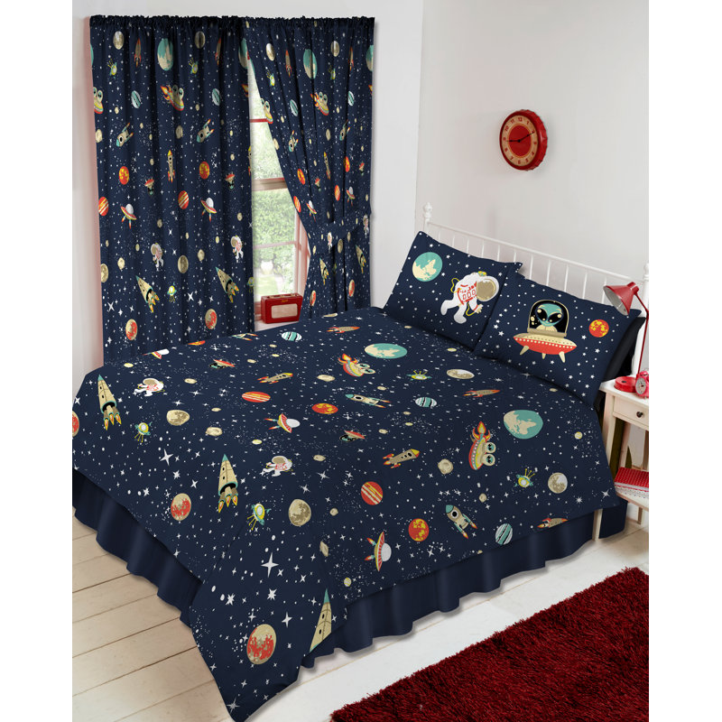 SPACE Duvet Cover Set SPACE Devries, King Duvet Cover + 2 Standard Pillowcases