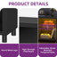 148cm W TV stand cabinet with electric fire, 6800 BTU for rooms up to 30 sq. m.-922077848