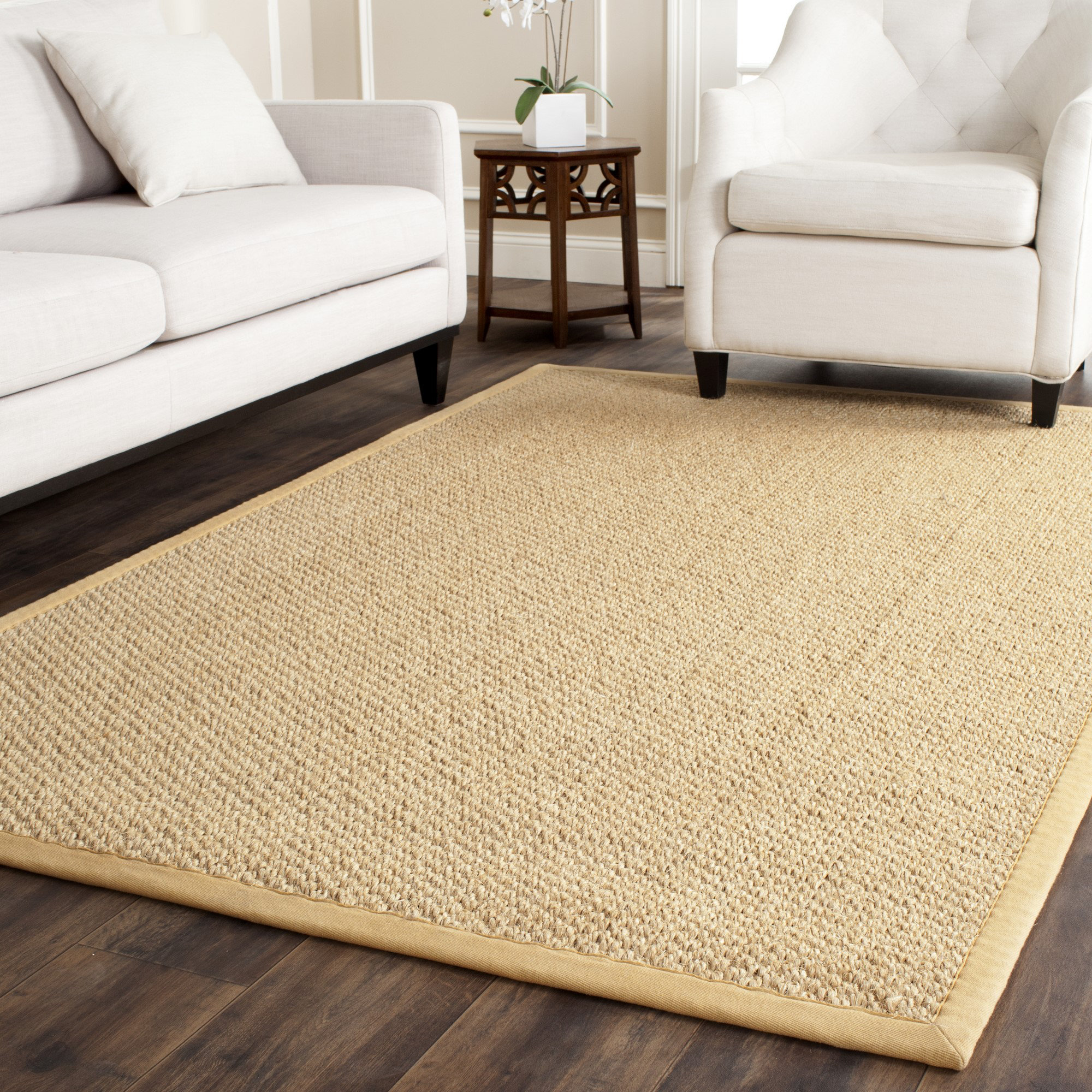 Bay Isle Home™ Auckland Jute/Sisal Beige/Yellow Area Rug & Reviews ...