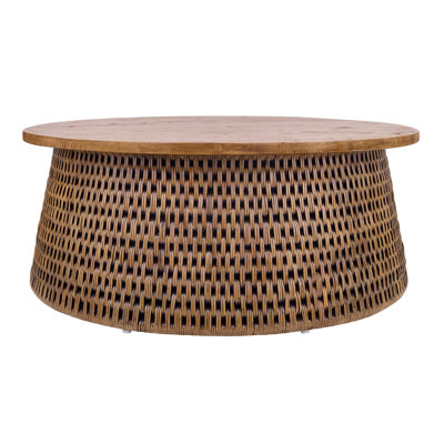 Apputhurai Solid Wood Top Coffee Table