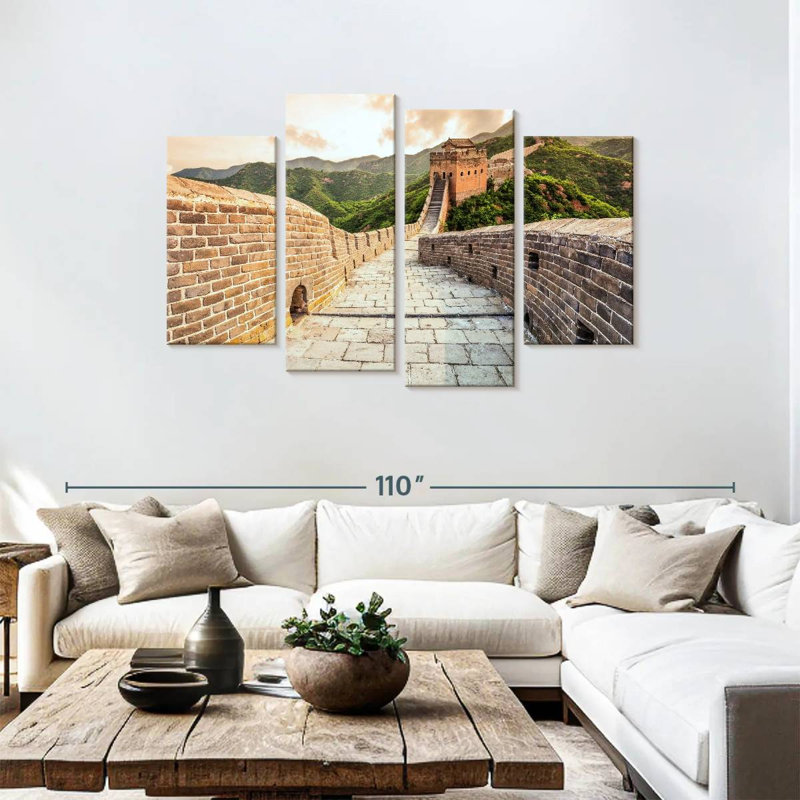 Lynelle, grande muraille de Chine, H 48 po x l 75 po