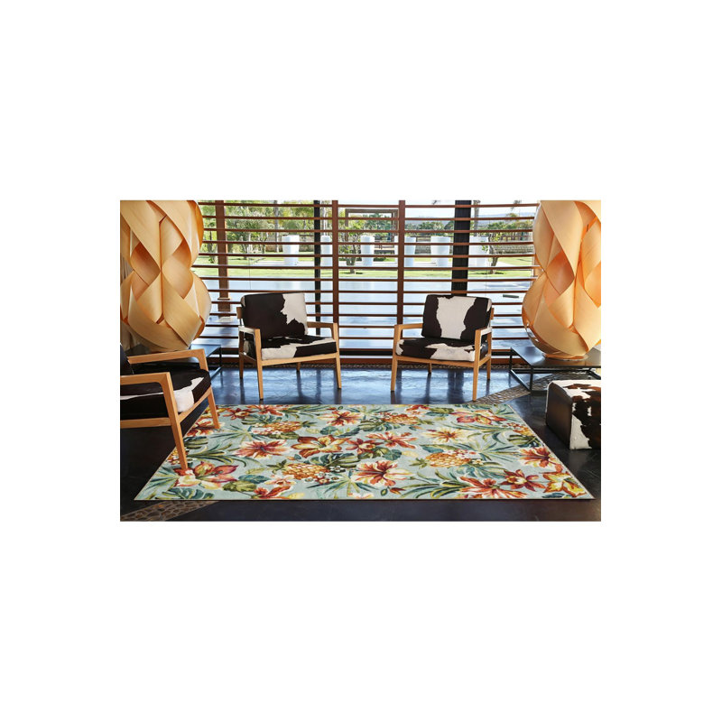 Tapis lavable à motif floral multicolore, Tapis de couloir 3 pi 3 po x 9 pi 10 po