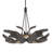 Corona 6 - Light Unique/Statement Geometric Chandelier-562236106-562236090