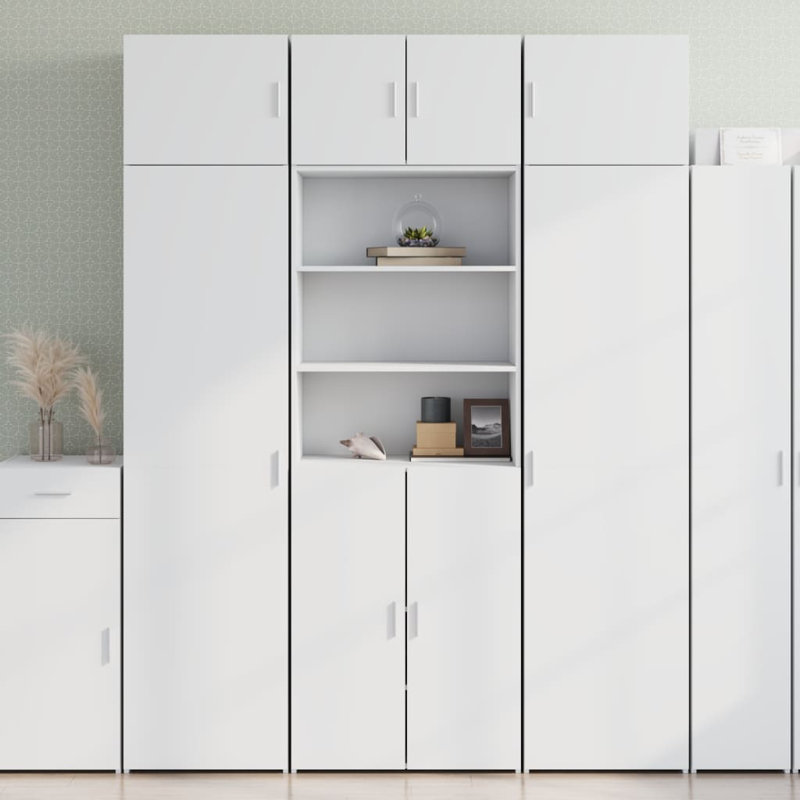 Limnia 185cm H x 70cm W Bookcase, White