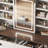 Charming Farmhouse Vanity Desk With Sliding Mirror And Ample Storage