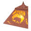 Luminaire suspendu empire 2 lumières Jakiaya