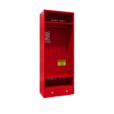 Armoire de rangement en fer de style industriel