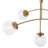 Modern 5-Light Glass Globe Dimmable Chandelier-1085523593