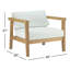 Fauteuil d'extérieur en teck Bayport