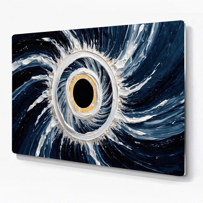 Art mural gris Space Space Eclipse Corona