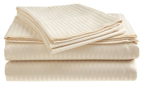 400 Thread Count Sateen Sheet Set, Beige