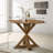 Cross-Buck Base Dining Table In Black-2115569284-2131415738