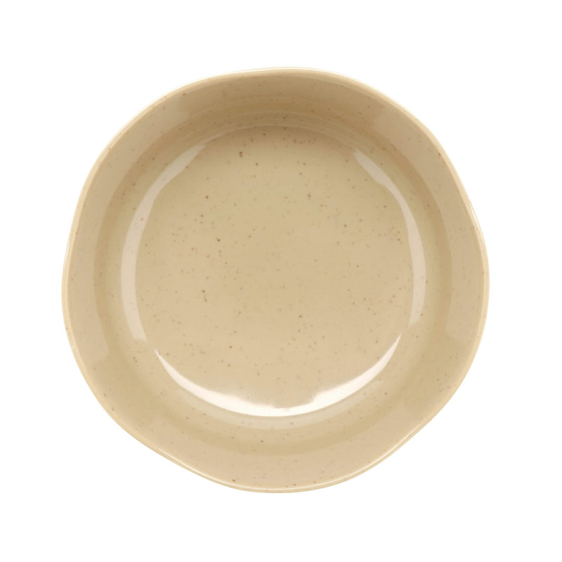 Bol à soupe / à salade cannelé, 16 onces, brun GET 0163-TD (ensemble de 12)