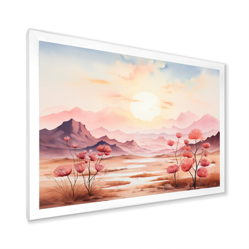 Tranquil Nature IV sur toile, H 30 po x l 40 po x P 1,5 po, Cadre simple blanc
