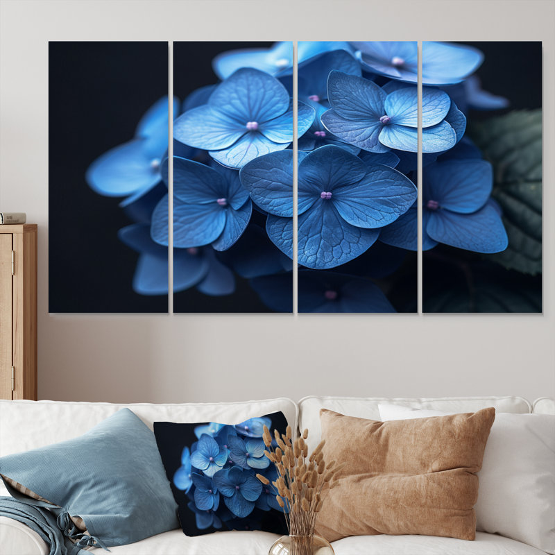 Nirvana bleu, bleu, hortensia, H 32 po x l 64 po