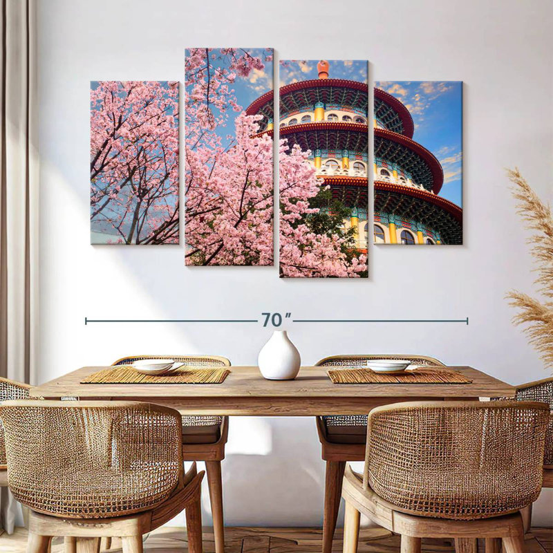 Arbre Sakura, temple Sirci Wuji, H 42 po x l 68 po