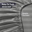 Microfiber Striped Fitted Sheet-114308445-114308446