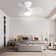 Corabelle 23" 3-Blade Modern Flush Mount Ceiling Fan with Remote Control and Light Kit Included