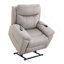 Fauteuil inclinable électrique en microfibre Chriki-1984568459
